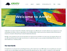 Tablet Screenshot of amafu.co.za